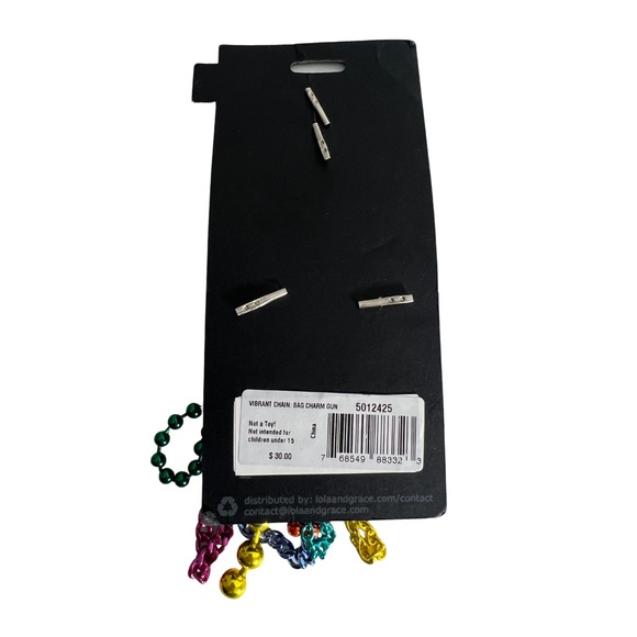 Lola & Grace Swarovski Marci Gras Bag Charm - Picture 10 of 15